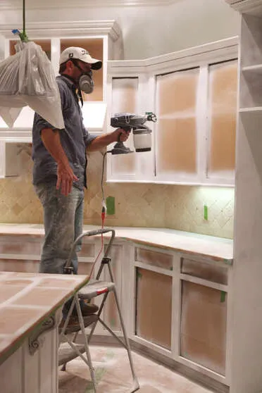 Cabinet painting in Honolulu, HI